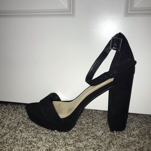 3 inch black heels